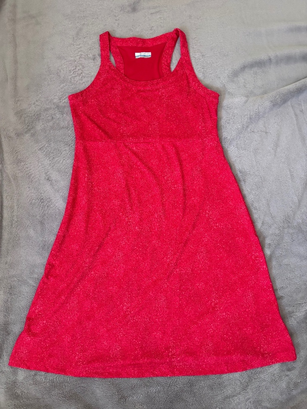 Columbia Racerback Athletic Dress Small Red / Orange Tennis Golf Athleisure EUC